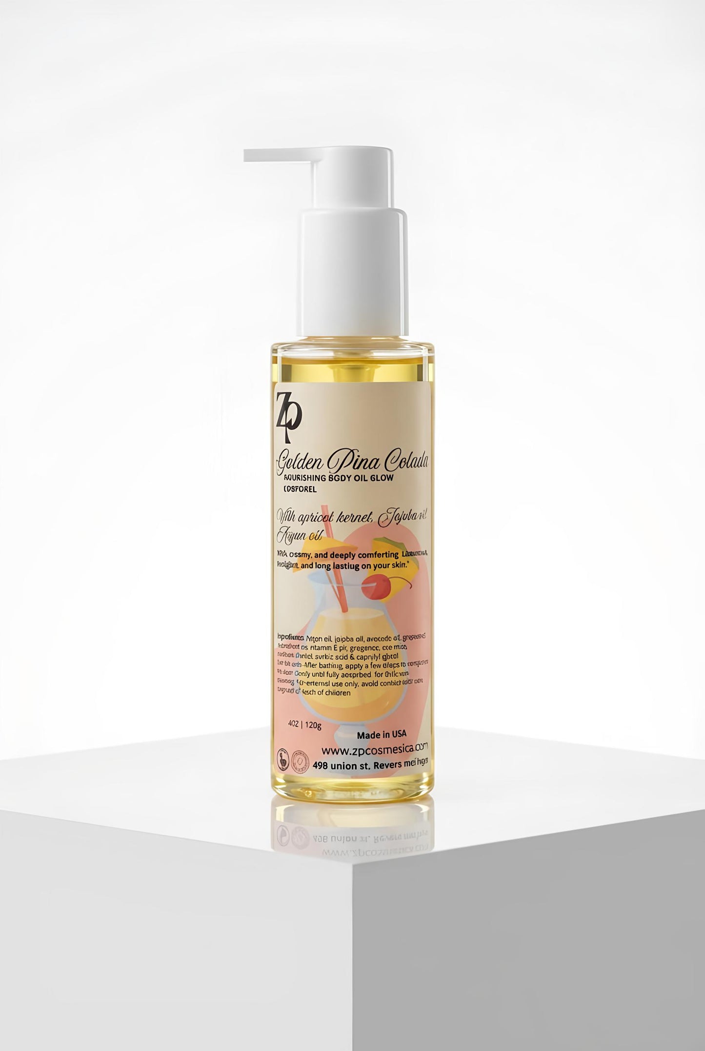 Golden Piña Colada Glow Body Oil