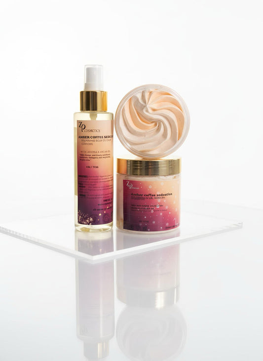 Amber Coffee Seduction Kit - Body Oil & Butter Bundle