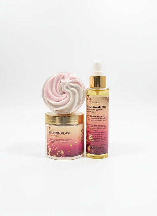 Silk Chocolate Kiss Kit - Body Oil & Butter Bundle