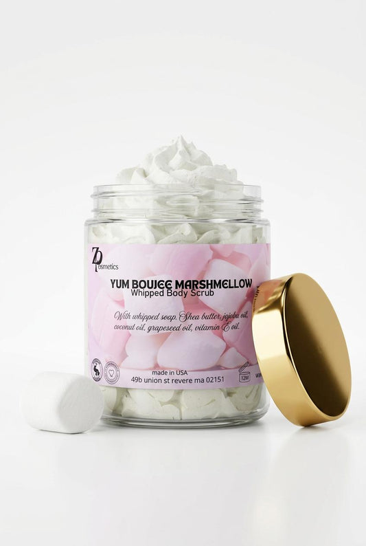 Yum Boujee Marshmellow Whipped Body Scrub by ZP Cosmetics