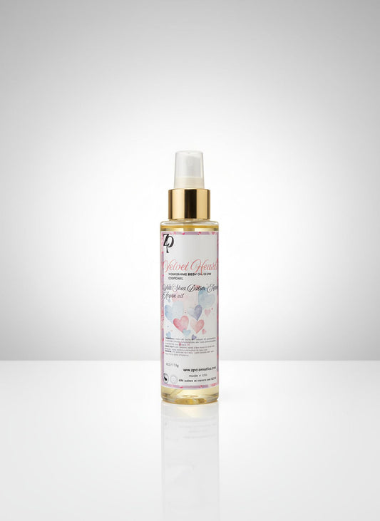 Body oil velvet hearts