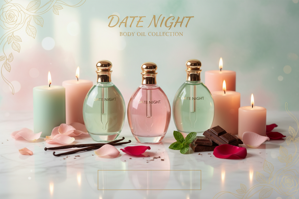 Date Night Body Oil Collection Banner